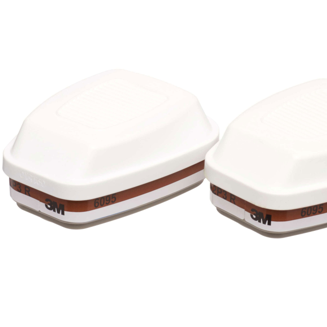 3M 6095 Kombi-Aktivkohlefilter A2P3 R, für Lackierarbeiten, 1 Paar